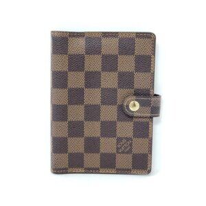 100% Authentic Louis Vuitton Agenda PM Damier Ebene Cover Case #0175